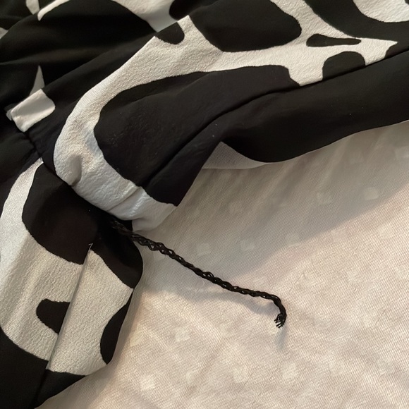 Size 0 Banana Republic Print Black/White Maxi Dress - Picture 6 of 6